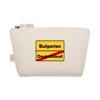 Auswandern nach Bulgarien! Ortsschild Desing. - Bio-Täschchen - Natur - Vorne