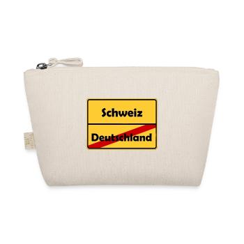 Schweiz Auswandern! Im Ortsschild Desing! - Bio-Täschchen - Natur - Vorne