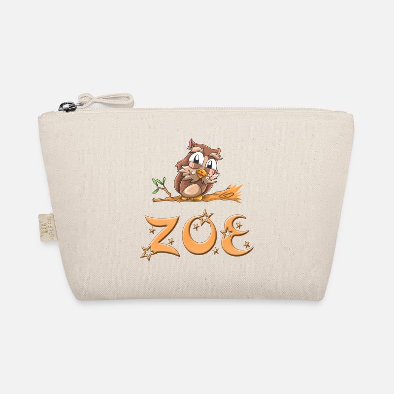Eule Zoe - Bio-Täschchen - Natur