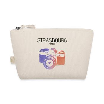 Kamera Strasbourg Frankreich - Bio-Täschchen - Natur - Vorne