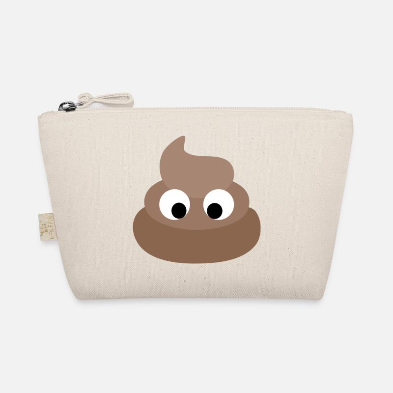 Petit crotte avec des yeux doux drôles Trousse biologique