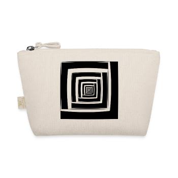 Carrés géométrie abstraite idée cadeau - Trousse biologique - nature - Devant