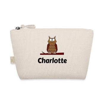Enfants École Born Owl Motif Charlotte - Trousse biologique - nature - Devant