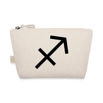 Sagittarius Zodiac Sign Gift Idea Sign Symbol - Organic Pouch - nature - Front