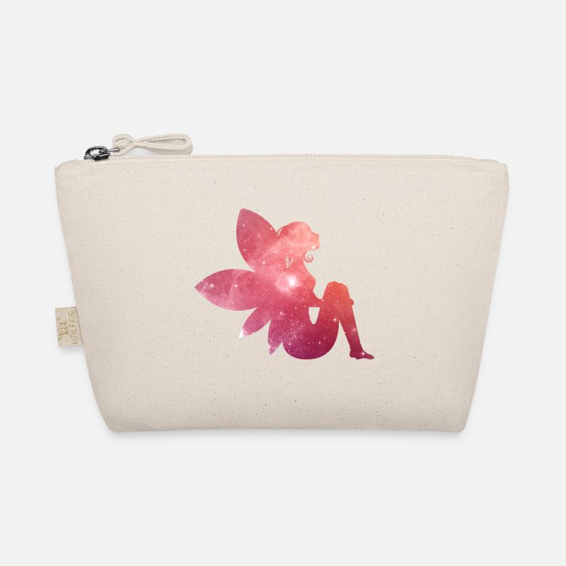 Fairy with wings - Organic Pouch - nature