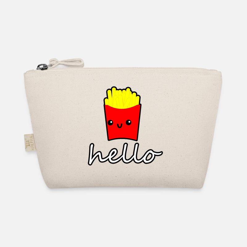 doodle frieze hello cute anime style Organic Pouch
