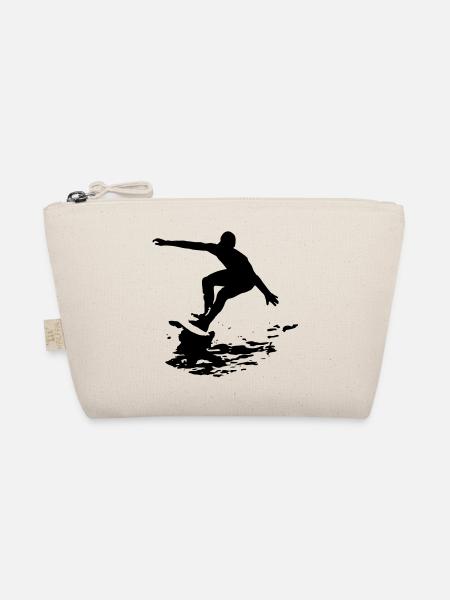 surfing_design - Organic Pouch - nature - Front