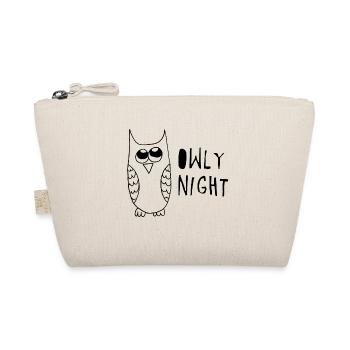 Eule gute Nacht - Bio-Täschchen - Natur - Vorne