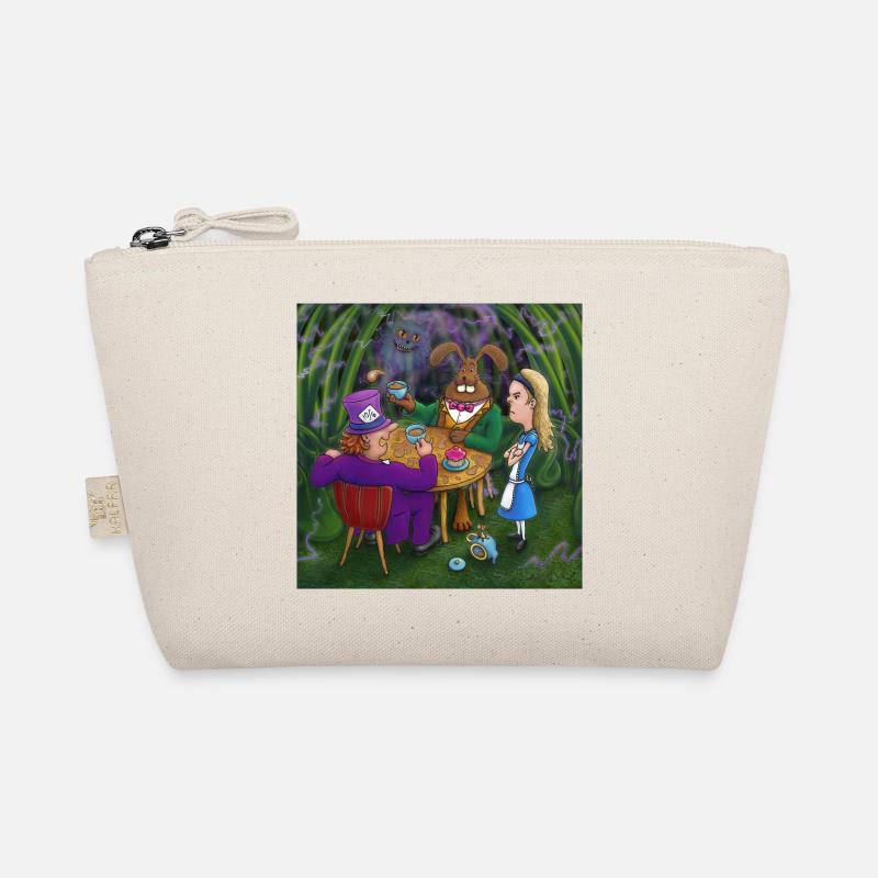 Alice im Wunderland Tee Pary Bio-Täschchen