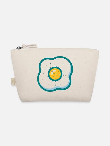 fried egg - Organic Pouch - nature - Front