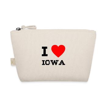 i love IOWA - Bio-Täschchen - Natur - Vorne