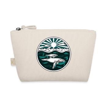 Humpback whale family Sea animals Sun ocean Sea - Organic Pouch - nature - Front