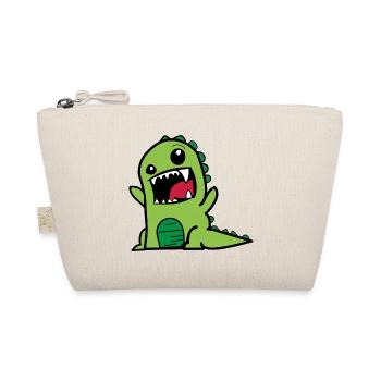 kleines grünes Monster - Organic Pouch - nature - Front