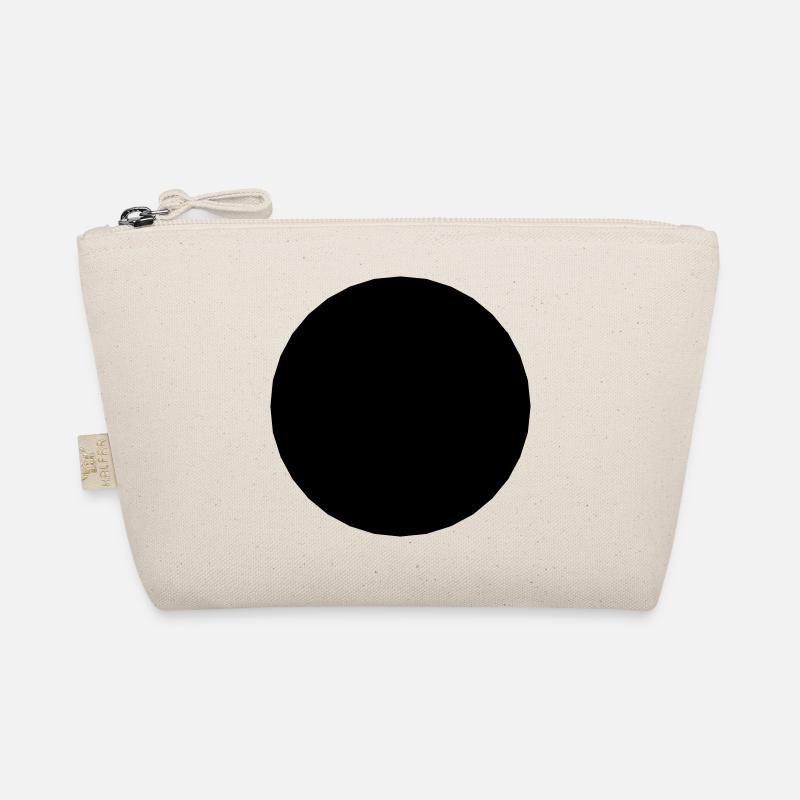 Mathematics-symbol - black circle - hole Organic Pouch