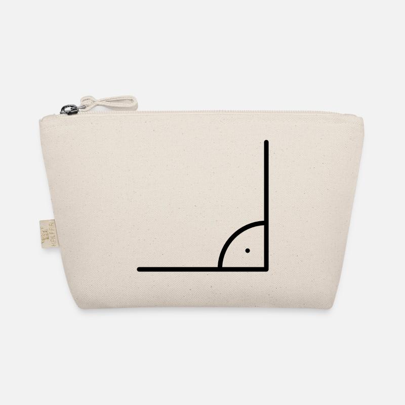 Mathematik Symbol - Rechter Winkel Bio-Täschchen