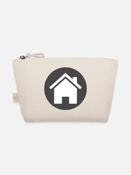 building house homes architecture house building206 - Organic Pouch - nature - Front