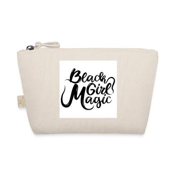 Black Girl Magic 1 Texte noir - Trousse biologique - nature - Devant