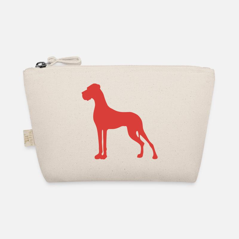 Deutsche Dogge - Bio-Täschchen - Natur