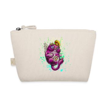 Cute catangel - Organic Pouch - nature - Front