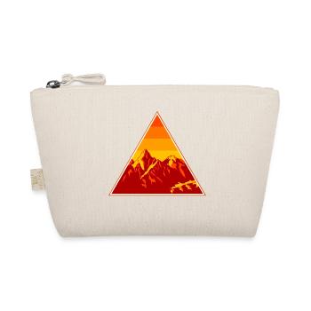 Mountains mountains snowy in the sunset - Organic Pouch - nature - Front