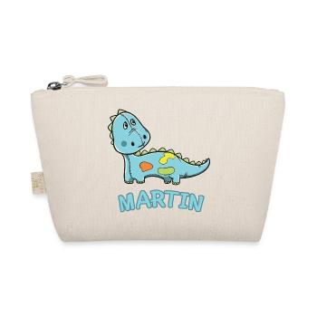 enfant drôle de cadeau d'anniversaire dinosaure Martin - Trousse biologique - nature - Devant