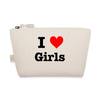 J'aime les filles - Trousse biologique - nature - Devant