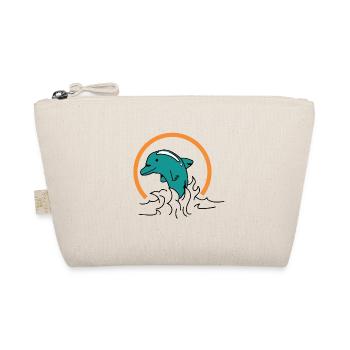 Dolphin gift water sea whale fish ocean animal - Organic Pouch - nature - Front
