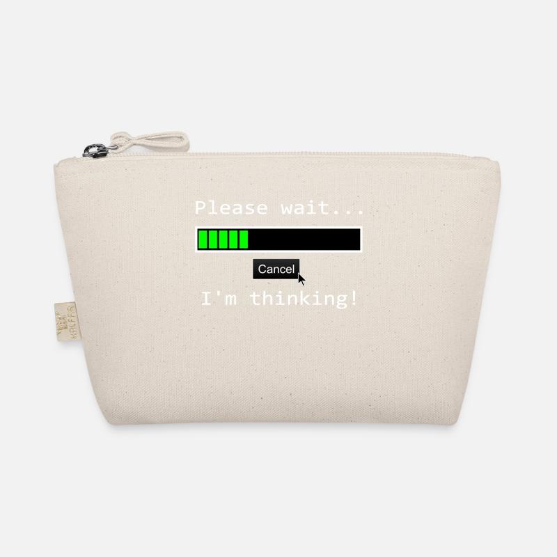 S'IL VOUS PLAÎT ATTENDRE DANS LA PENSÉE Idée Cadeau Design Thème Trousse biologique