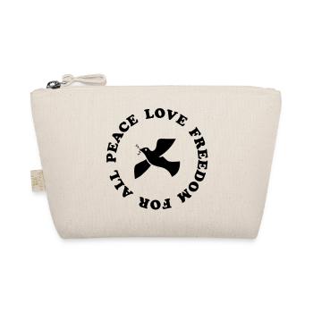peace love freedom - Organic Pouch - nature - Front