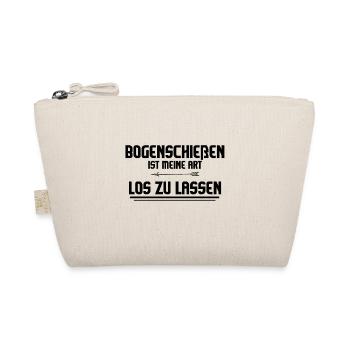 Bogenschießen Bogenschütze Hobby Geschenk Pfeil - Bio-Täschchen - Natur - Vorne