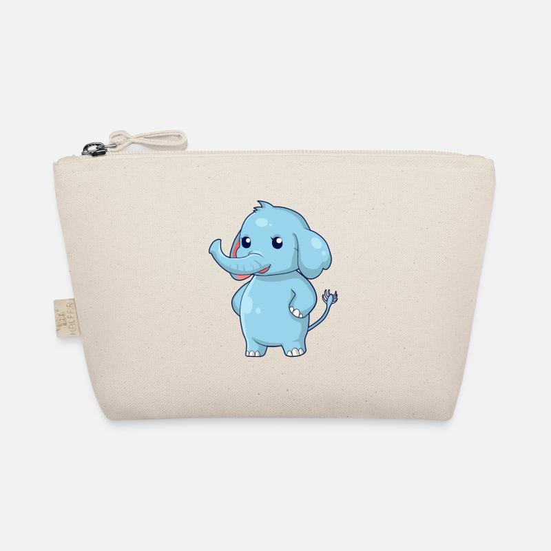 Standing elephant Organic Pouch