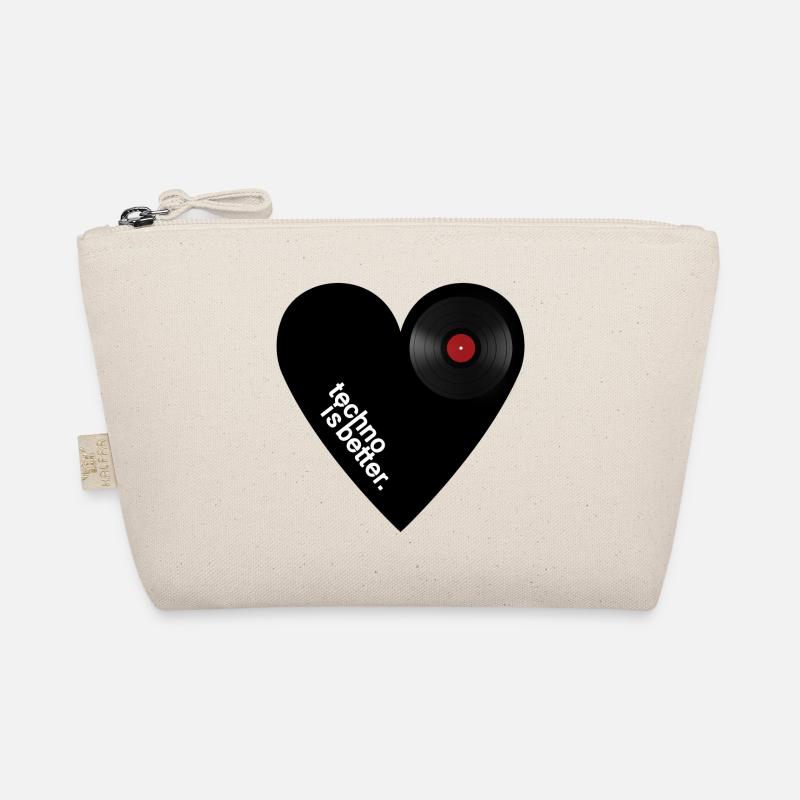 Techno Heart Organic Pouch