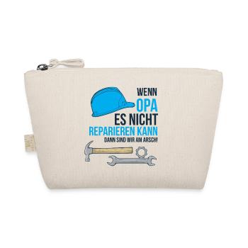 Wenn Opa es nicht reparieren kann - Am arsch - Bio-Täschchen - Natur - Vorne