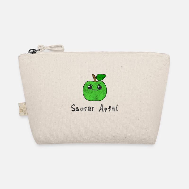 Sour Apple fruit Vegan calembours idée cadeau Trousse biologique