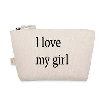 J'aime ma fille. idée cadeau - Trousse biologique - nature - Devant