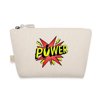 Power - Comic - Bio-Täschchen - Natur - Vorne