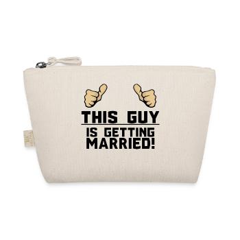 Ce type se marie idée slogan mariage cadeau - Trousse biologique - nature - Devant