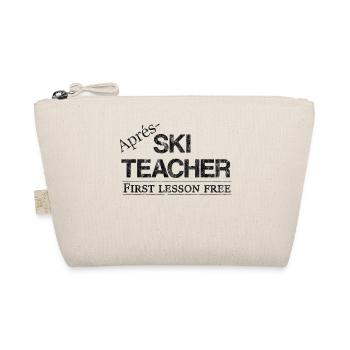 Après-Ski Lehrer Party Spruch Geschenk idee - Bio-Täschchen - Natur - Vorne