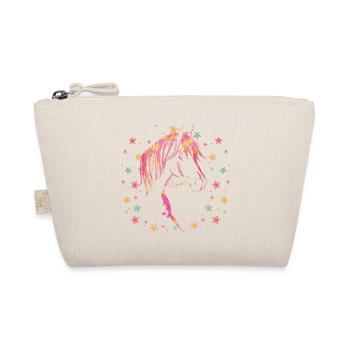 Great Horse Shirt Girl Kids Starlet Horse - Organic Pouch - nature - Front