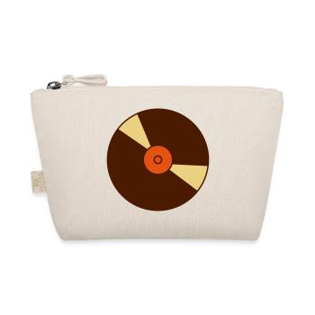 cadeau disque vinyle Retro - Trousse biologique - nature - Devant