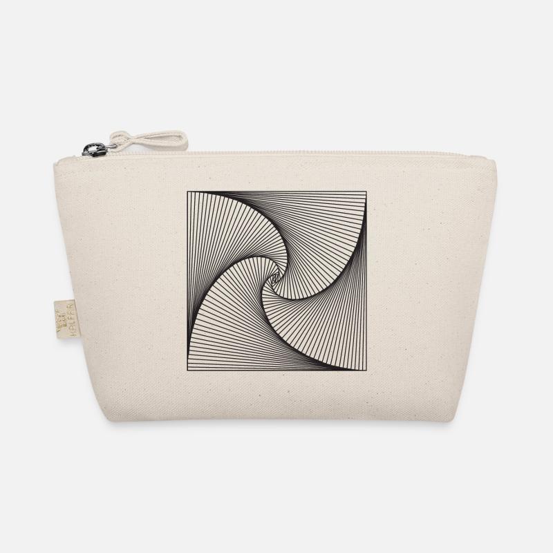 Geometry design - Organic Pouch - nature