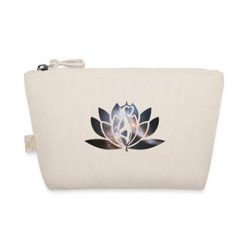 Yoga lotus flower - Organic Pouch - nature - Front
