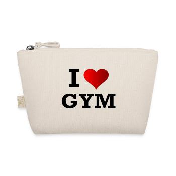 Fitness Gym Fitnessstudio Workout Spruch - Bio-Täschchen - Natur - Vorne