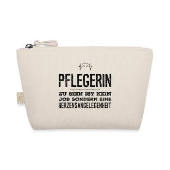 Pflegerin T-Shirt Geschenk - Bio-Täschchen - Natur - Vorne