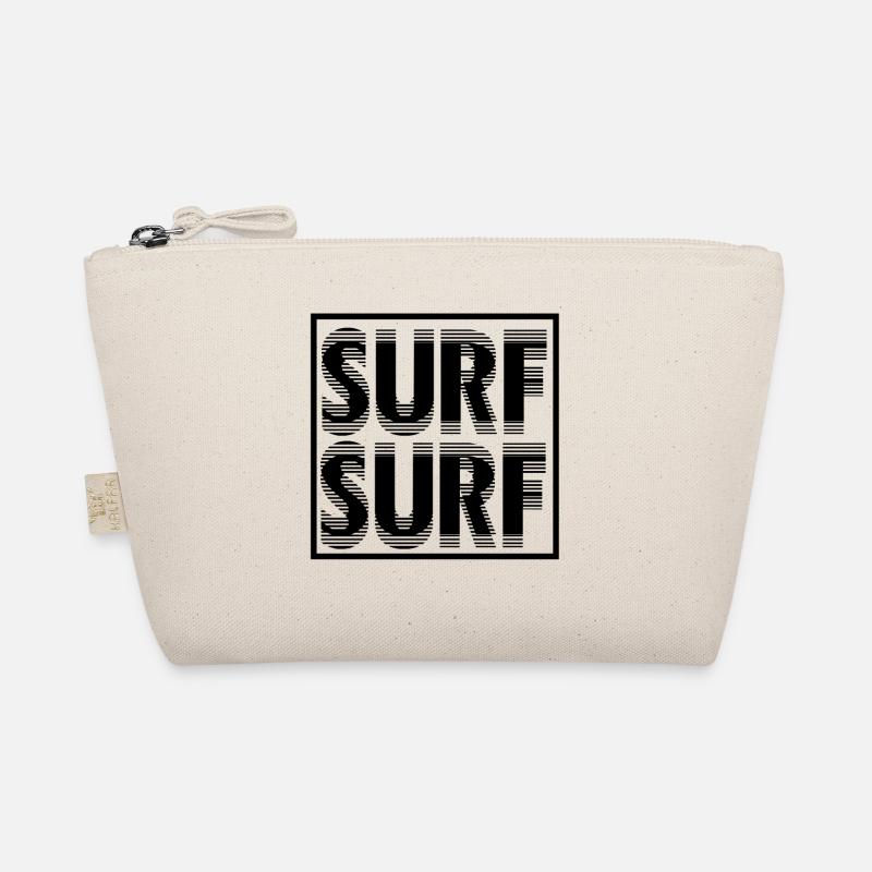 surf surf / exclusive surfer design unisex Organic Pouch