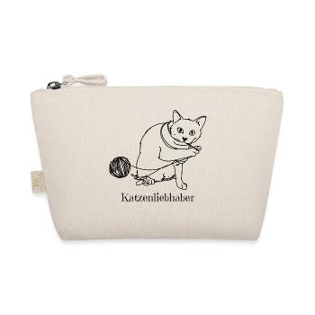 Katzenliebhaber - Bio-Täschchen - Natur - Vorne
