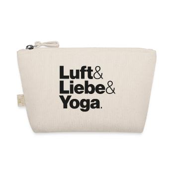 Luft & Liebe & Yoga - Bio-Täschchen - Natur - Vorne