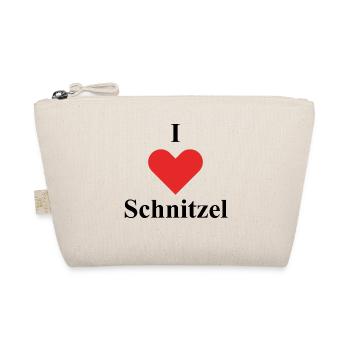 i love schnitzel - Organic Pouch - nature - Front