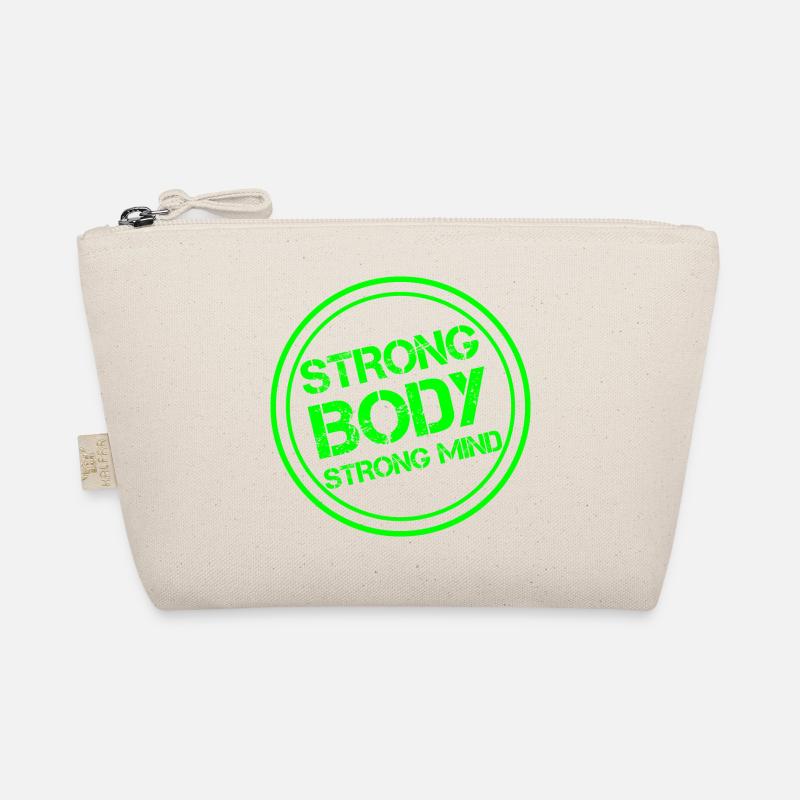 Strong body - strong mind - Bio-Täschchen - Natur