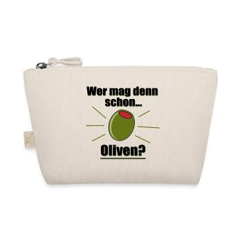 Wer mag denn schon Oliven? - Bio-Täschchen - Natur - Vorne